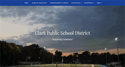 Desktop Screenshot of clarkschools.org